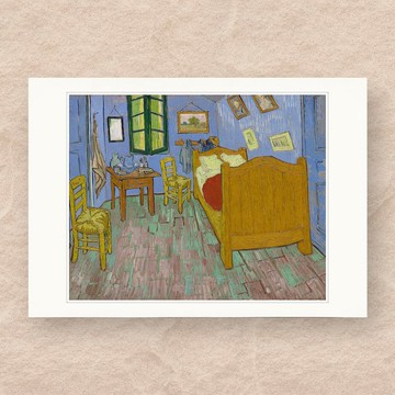 【 藝術畫卡 】梵谷・臥室 | B4畫卡