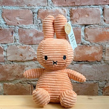 Bon Ton Toys | Miffy 米飛兔 燈芯絨娃娃 南瓜橘 23cm