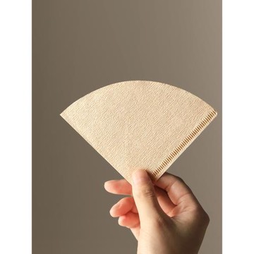 九土V60手沖咖啡濾紙盒裝原色過濾紙100張扇形滴漏式家用濾紙濾杯