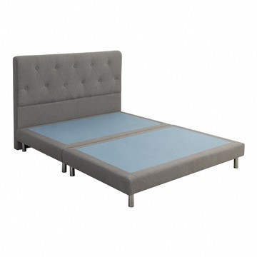 【IDEA】JULIAN朱莉安輕奢5尺雙人亞麻床架/房間3件組(床頭+床底)