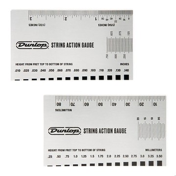 Dunlop DGT04 Action Gauge 卡尺 調整 弦距 測量 樂器 維修 工具 吉他 貝斯