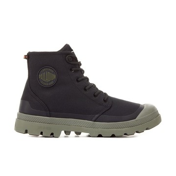 PALLADIUM PAMPA RCYCL LITE+WP+ ZIP防水科技 防水靴 橘標 中性 黑綠-74066008