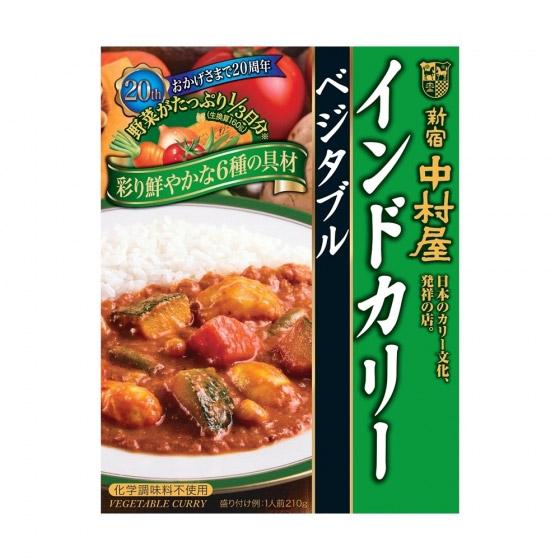 新宿 中村屋 インドカリー ベジタブル（２１０ｇ）