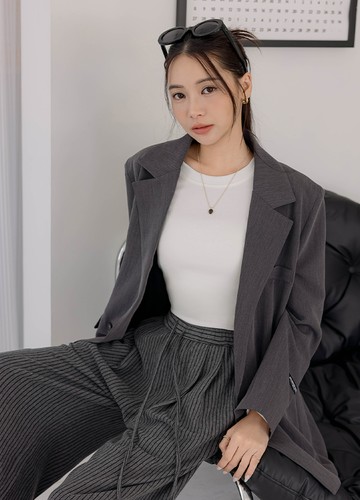 超彈力棉質上衣