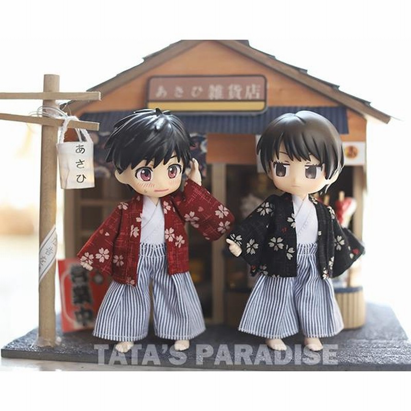 Mob 11子供服セット着物浴衣羽織12分bjd服美結豚GSC粘土人