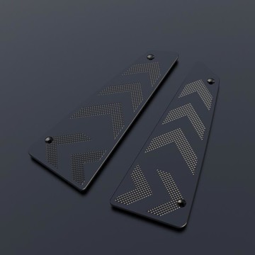 優選好物台灣現貨適用光陽ST250 改裝 腳踏板 鋁合金 防滑腳墊 st250z 直上 防滑 防水 墊板