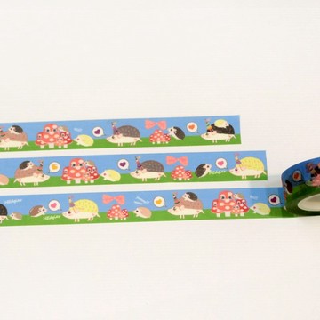 ＜小刺蝟郊遊趣＞ ハリネズミ 刺蝟紙膠帶/Masking tape/マスキングテープ