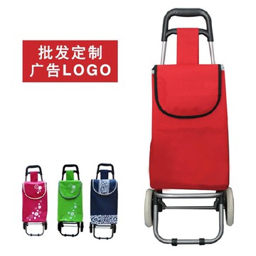 購物車買菜車便攜小拉車折疊拉桿車老年人手拉拖車推車