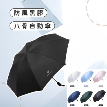 隔日到貨🔥 自動傘 折疊傘 晴雨兩用 自動開合 雨傘 防風 防潑水 遮陽傘 黑膠 折疊傘 熱銷款 傘 超大傘面