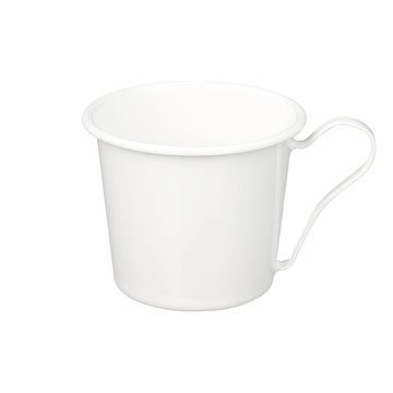 月兔印 單柄琺瑯馬克杯  1個