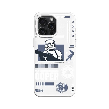 iPhone 15 Pro Max SolidX 白 - 迪士尼-星際大戰 Star Wars - 風暴兵-潮流系列