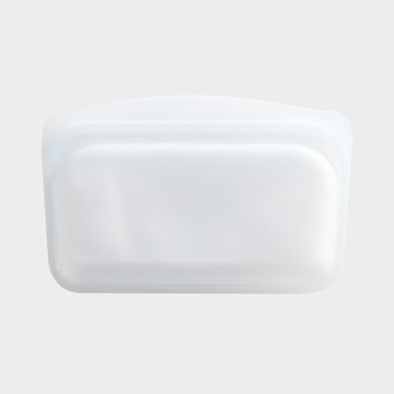 Stasher 長形矽膠密封袋-雲霧白