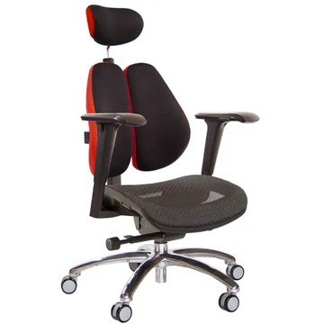 GXG 高雙背工學 電腦椅(鋁腳/4D升降扶手)  TW-3076 LUA3