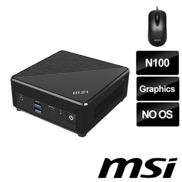MSI微星 Cubi N ADL-265BTW 迷你桌機(N100/NO OS)