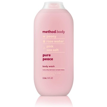 Method美則感官沐浴乳-純粹寧靜532ml 精油香氛沐浴乳