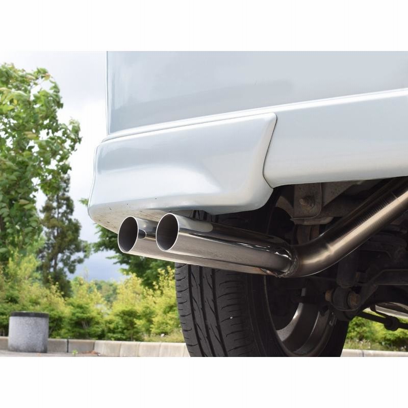 スズキ　エブリイda64vステンレスマフラー ジャンクにて LEGAL：エブリィ