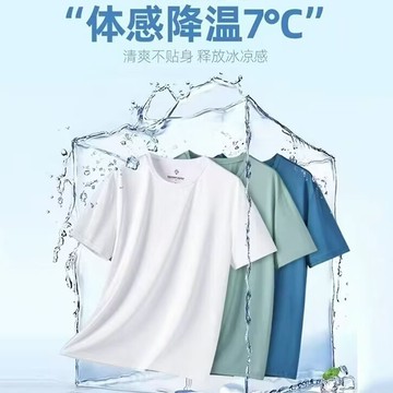 【M世代】(8色可選)男生素色冰絲短袖上衣 速乾短T 排汗衫 運動健身短袖T恤 純色冰絲上衣 網眼T恤 涼感上衣059