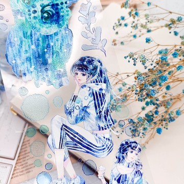 NO.1177 釉藍SR Glaze Blue SR / 紙膠帶 Masking Tape