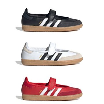 Adidas Samba Jane 女鞋 膠底 麂皮 復古 瑪莉珍鞋 休閒鞋 JQ6445/JR1402/JQ6446
