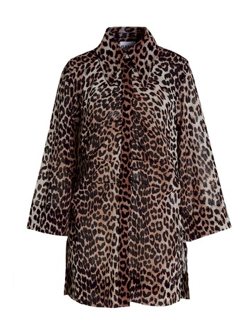 Ganni - 'Leopard' Abiti Marrone