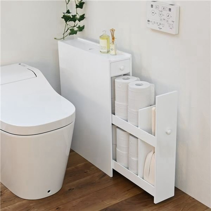 超人気新品 トイレットペーパー収納 トイレ収納 トイレラック スリム たっぷり収納 - バス/トイレ収納 - hlt.no 超人気新品 トイレットペーパー収納 トイレ収納 トイレラック スリム たっぷり収納 - バス/トイレ収納 - hlt.no