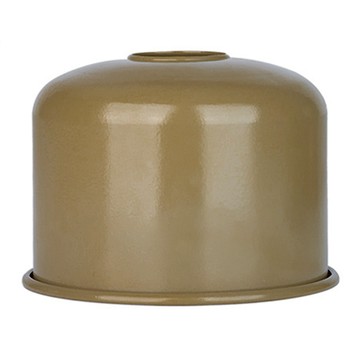 WellHike 玩客 復古風金屬保護罩 高山瓦斯罐230g用 直徑11.5 x 8.5cm 76g  卡其色  1個