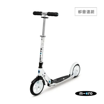 黑色F 瑞士第一 Micro Black & White 成人滑板車(低底盤、大輪徑滑板車)