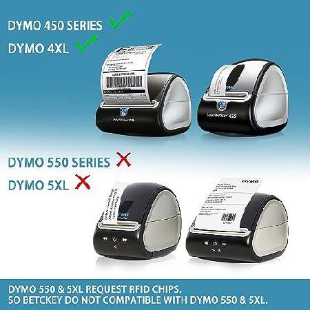 DYMO1744907 4XL 4インチ x 6インチ 配送ラベル、穴あき。