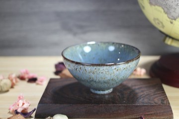 【沐春生活】250ml 天目釉 日式茶碗 飯碗 鶯歌葉敏祥作