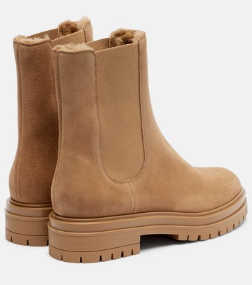 Gianvito Rossi Chelsea suede ankle boots