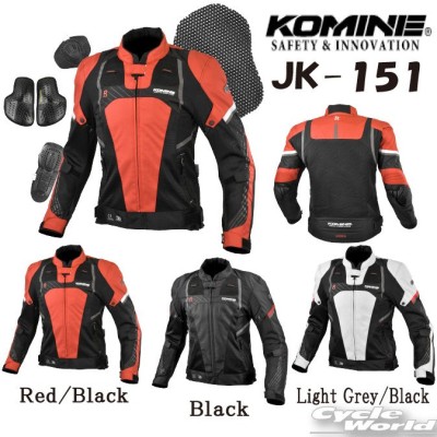〔KOMINE〕2021年 春夏 JK-151 R-スペックプロテクトメッシュジャケット ハーフメッシュジャケット エルボースライダー 標準装備 【バイク用品】