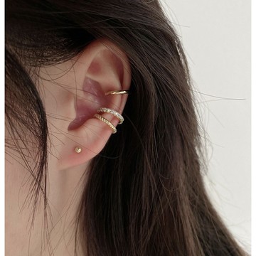 【\b超值耳骨夾3入一組】 超級好搭的歐美風格耳骨夾 耳夾 耳骨夾 3入一組