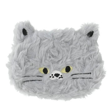 日本 friendshill - 環保 掌上型隨身暖暖包/暖手寶-灰貓 (約12.5x10cm)