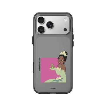 iPhone 17 Pro Max Clear (相機按鈕) 酷墨灰 - 迪士尼-公主系列 Disney Princess - 公主專屬系列-公主與青蛙 蒂安娜