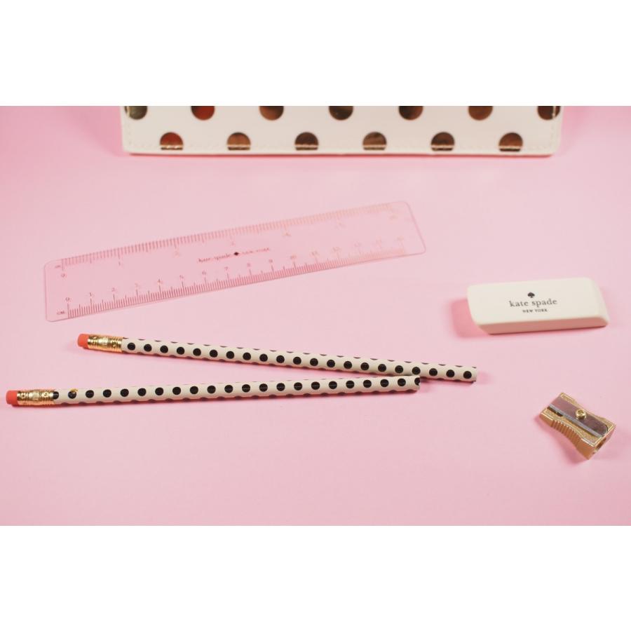 ケイトスペードkate spade new york pencil pouchペンシルポーチ Gold　Dots