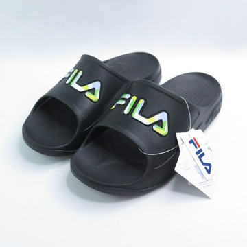 FILA 運動拖鞋 4S334Y006 防水拖鞋 男女款 黑【iSport愛運動】