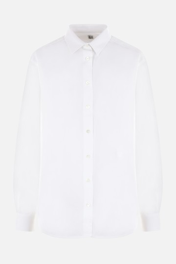 TOTEME organic poplin oversized shirt Woman