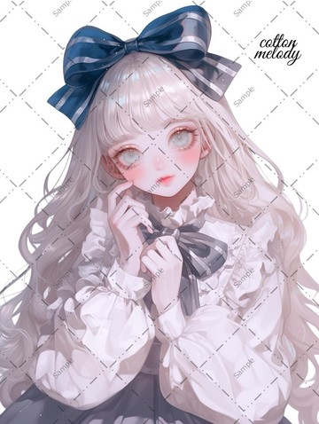 原廠貼紙 no.1449 人物貼紙 原創貼紙 人物貼紙 少女貼紙 原創人物貼紙