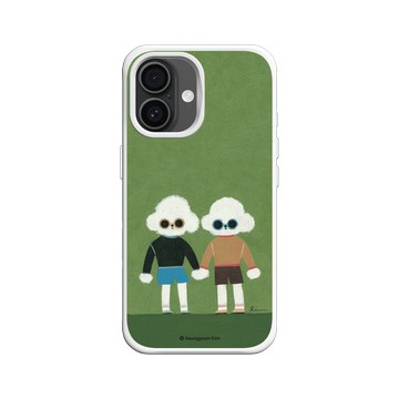 iPhone 16 SolidX 白 - Seungyoun Kim - 雙子狗狗