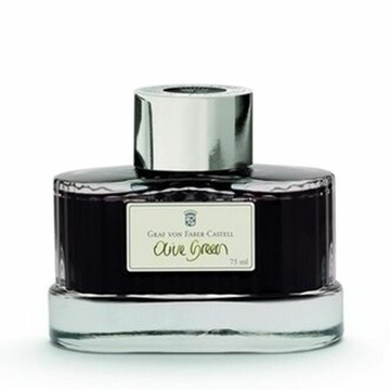 【Graf Von Faber-Castell】伯爵高級瓶裝墨水 橄欖綠 V141015  /瓶【APP滿額下單4%點數(單一帳號最高1000點)】7/31止