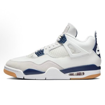 ☆小B之都☆ Nike SB x Air Jordan 4 "Navy" 聯名款 滑板鞋 DR5415-100 白藍