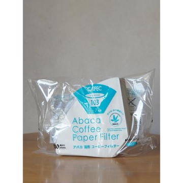 日本三洋咖啡手沖過濾紙滴漏式咖啡粉濾紙扇形麻纖維濾紙101/102