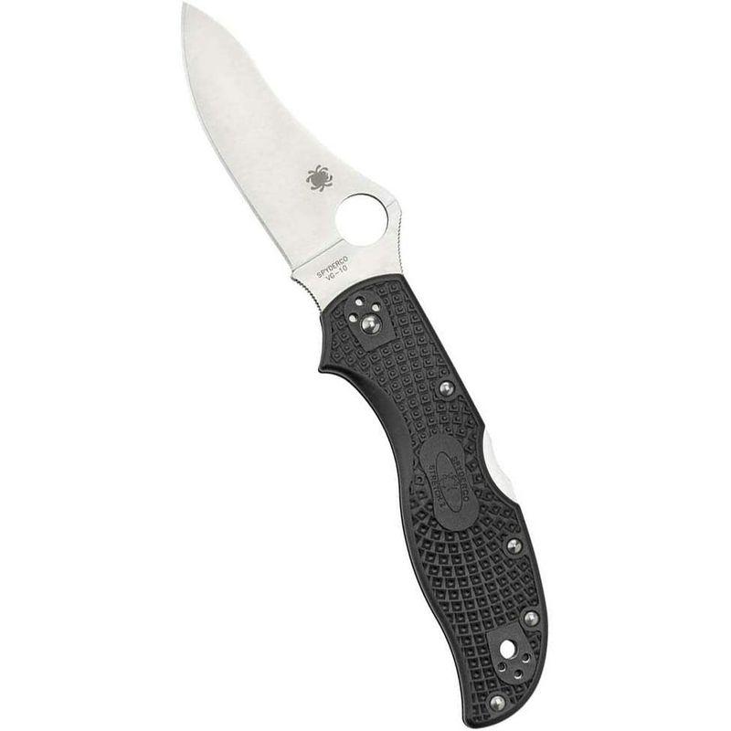 Spyderco ストレッチ2 FRN 直刃 C90PBK2 VG-10