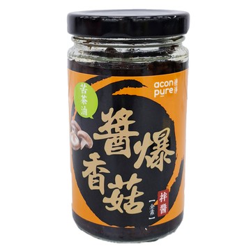 連淨 苦茶油醬爆香菇拌醬 全素  210g  1罐