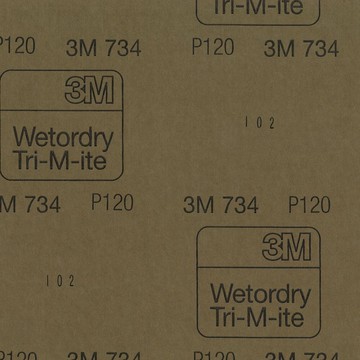 3M高耐磨乾濕雙用砂紙-120號-5張