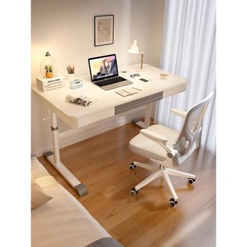 可升降桌電腦桌臺式書桌學生家用學習桌簡約辦公桌寫字桌子工作臺