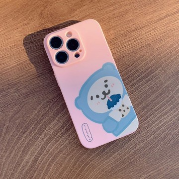 聯名 YunYun插畫所 愛喝飲料的醜熊 防摔手機殼 YYAA01