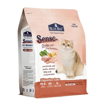 BLUE BAY 倍力 Sense 全齡貓 全護低敏 貓飼料 田野雞  腸胃保健配方+LP28後生元  腸胃保健  1.5kg  1袋