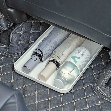 新款【upton】汽車座椅下多功能收納盒雨傘雜物專用收納盤後備箱置物盒車載鞋盒