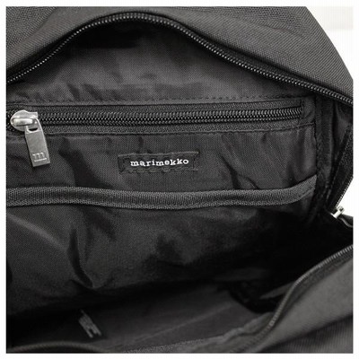 marimekko マリメッコ KORTTELI CROSSBODY Marimekko Kortteli Charcoal Crossbody Bag - Marimekko